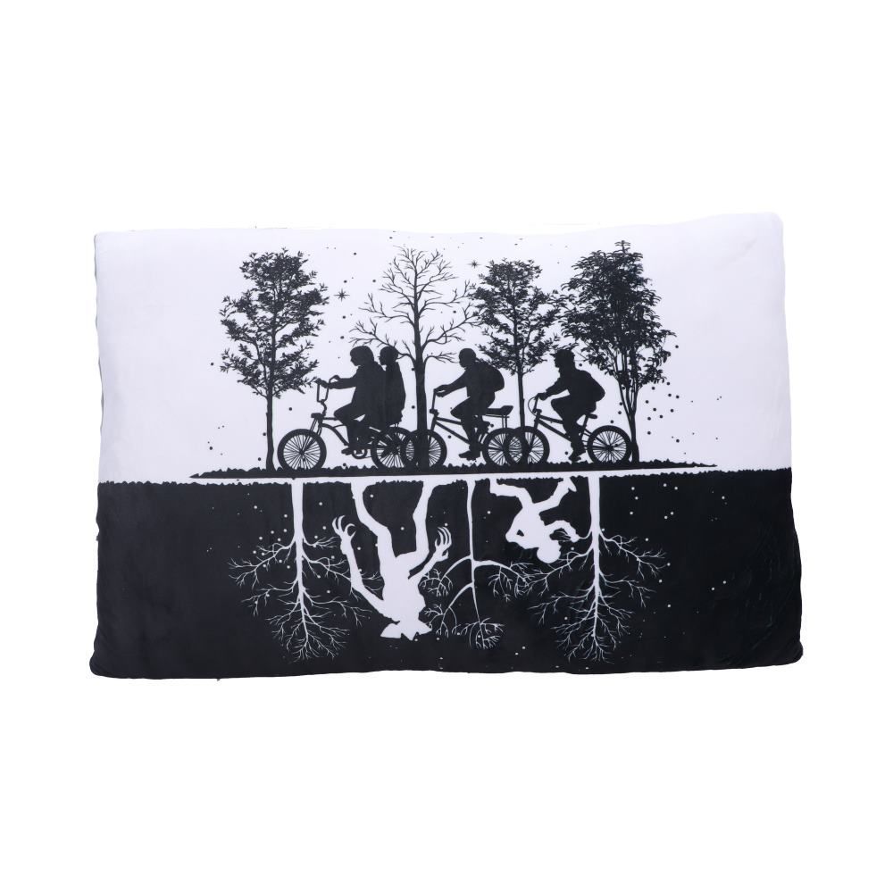 Stranger Things Logo Cushion white