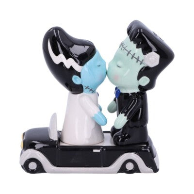 Frankenstein and His Bride Salt and Pepper Shakers